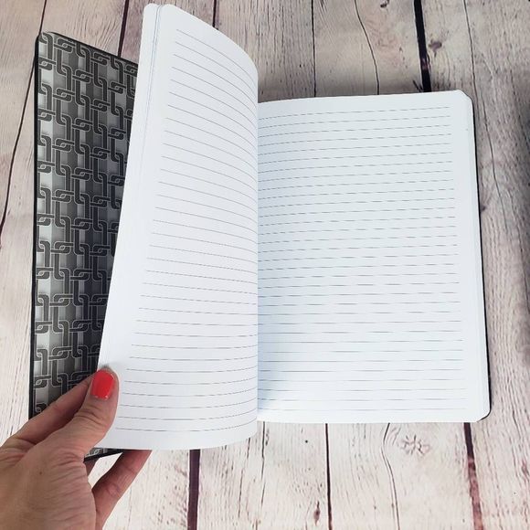 New Black Eccolo Pen Gear Hard Cover Lined Writing Journal Notebook Bundle of 2 - Picture 3 of 4
